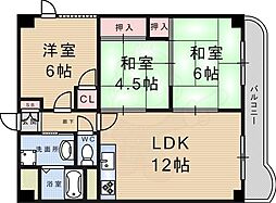 ツインパレス武庫 3階