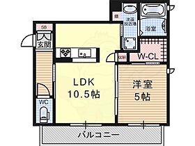 大阪府大阪市西淀川区大和田５丁目（賃貸マンション1LDK・1階・41.78㎡） その2