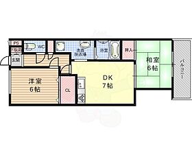 ミヤコーハイツ2 203 ｜ 大阪府大阪市淀川区塚本４丁目5番12号（賃貸マンション2DK・2階・43.00㎡） その2