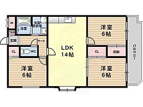 大阪府大阪市西淀川区中島１丁目3番33号（賃貸マンション3LDK・3階・70.00㎡） その2