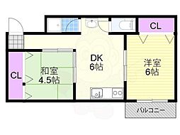 中本マンション 2階