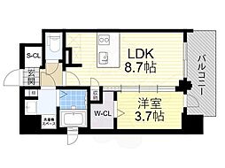 プランドール新北野 2階/-