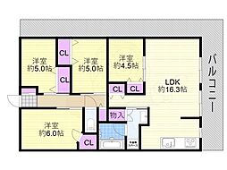 コスモパークサイドアベニュー 5階