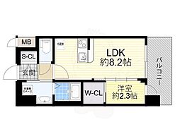 プレリスNEO大阪十三エルヴィオン 2階/-