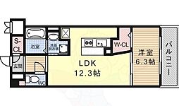 COCOMARINI 1LDKの間取図画像