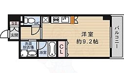 アーバネス淀川 ワンルームの間取図画像