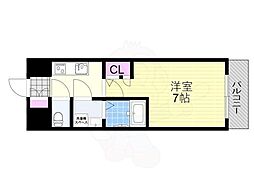 サムティ姫島FELICETO 1Kの間取図画像