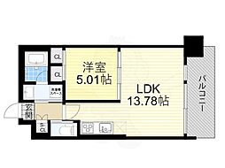 プレジオ御幣島ASIAN 1LDKの間取図画像
