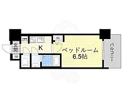 BRANSIESTA加島 1Kの間取図画像