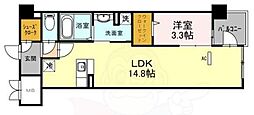 COCOMARINI 1LDKの間取図画像