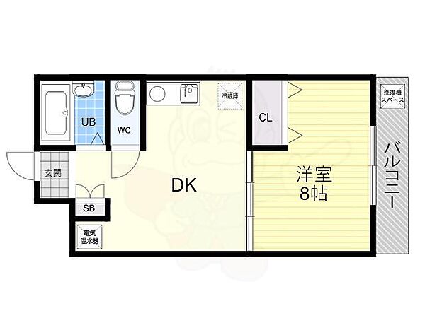 エクスペリエンス ｜大阪府大阪市平野区喜連西２丁目(賃貸マンション1DK・3階・33.00㎡)の写真 その2