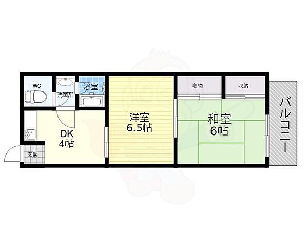 ルミエール加美 502｜大阪府大阪市平野区加美北１丁目(賃貸マンション2DK・5階・38.00㎡)の写真 その2