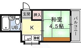 平野西第二シャルマン  ｜ 大阪府大阪市平野区平野西５丁目7番5号（賃貸マンション1K・4階・17.00㎡） その2