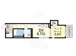 ハーモニーテラス平野西2 1階/-