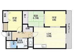 アミティエ喜連 2階