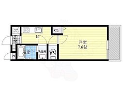 エアリーメゾン加美東 1Kの間取図画像