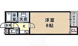 S.K.グリーンハイツ 1Kの間取図画像