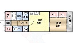 佐々木ビル 1LDKの間取図画像