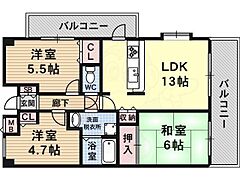 物件の間取り