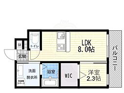 リアコート北田辺II 1階/-