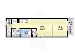 FaseciaENIF 1LDKの間取図画像