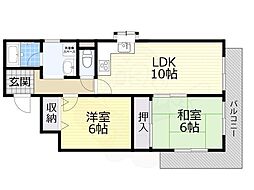 ラ・モードニシカワ1 2階/-