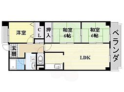 ルノン茨木 4階/-