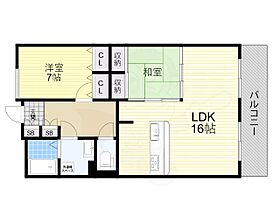 大阪府吹田市山田北（賃貸マンション2LDK・4階・63.15㎡） その2