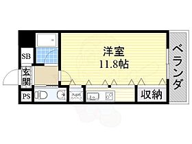 大阪府茨木市双葉町2番3号（賃貸マンション1R・9階・32.00㎡） その2