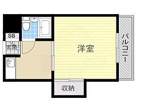 大阪府茨木市庄１丁目（賃貸マンション1K・4階・22.32㎡） その2