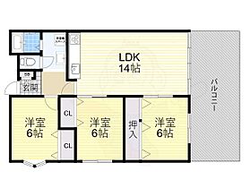 大阪府茨木市穂積台10番11号（賃貸マンション3LDK・3階・78.00㎡） その2