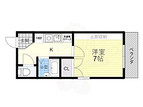 大阪府茨木市春日１丁目（賃貸マンション1DK・2階・20.88㎡） その2