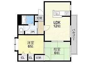 大阪府摂津市東正雀（賃貸アパート2LDK・2階・46.50㎡） その2