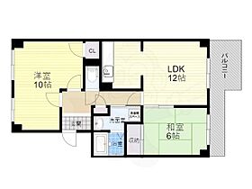 大阪府茨木市穂積台（賃貸マンション2LDK・3階・65.00㎡） その2