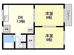 矢頭ハイツB棟 1階