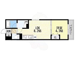 仮)フォレ下穂積2丁目 1LDKの間取図画像
