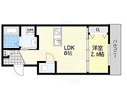 リアコート千里丘1 SOUTH 2階