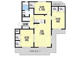 ラピス開栄 3階/-