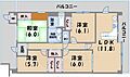 白鷹夙川マンション2階16.0万円