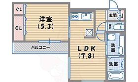 レ・セーナ甲東園  ｜ 兵庫県西宮市上大市３丁目1番3号（賃貸アパート1DK・3階・34.00㎡） その2