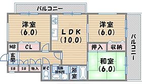 アヴェニール  ｜ 兵庫県西宮市下大市西町6番38号（賃貸マンション3LDK・4階・70.00㎡） その2