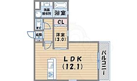 メゾン・ド・リオ  ｜ 兵庫県西宮市甲子園町14番13号（賃貸アパート1LDK・1階・38.85㎡） その2