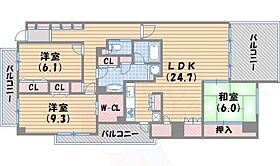 名次町ロジュマン  ｜ 兵庫県西宮市名次町2番1号（賃貸マンション3LDK・2階・120.04㎡） その2