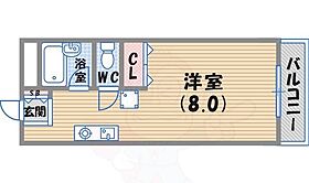 ルピナス 207 ｜ 兵庫県西宮市門戸東町4番43号（賃貸マンション1R・2階・22.17㎡） その2