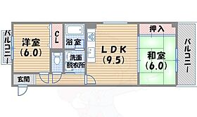 兵庫県西宮市戸田町（賃貸マンション2LDK・6階・51.30㎡） その2