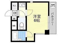 スペアライフ 1Kの間取図画像