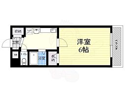 ステラハウス39 1Kの間取図画像