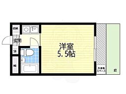 NEOダイキョー甲子園口 1Kの間取図画像
