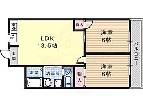 北野マンション  ｜ 大阪府堺市北区蔵前町１丁2番2号（賃貸アパート2LDK・2階・53.46㎡） その2