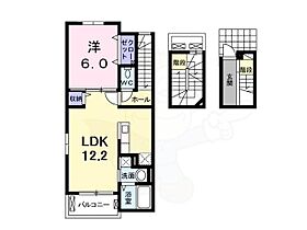 グレイスハウス  ｜ 大阪府堺市中区毛穴町（賃貸アパート1LDK・3階・53.00㎡） その2